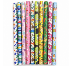 PARTY KIDS - cadeaupapier - 200 x 70 cm - 50 rollen