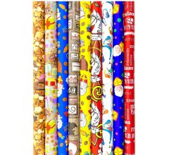 Sinterklaaspapier - 300 x 70 cm - 50 rollen