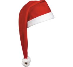Benza Extra lange luxe kerstmuts - Rood - 25 stuks