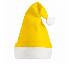 Benza kerstmuts - geel - one size - 25 stuks