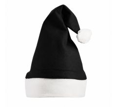 Benza kerstmuts - zwart - one size - 25 stuks