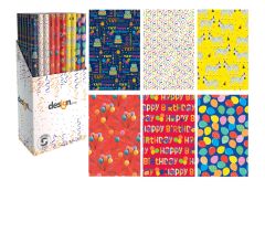 PARTY - cadeaupapier - 200 x 70 cm - 60 rollen